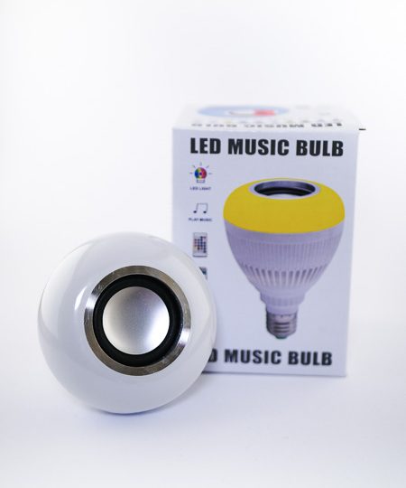 Grojanti ir šviečianti Bluetooth LED lempa “MUSIC BULB”