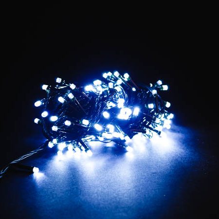Šaltai baltos spalvos Kalėdinė girlianda, 200 LED