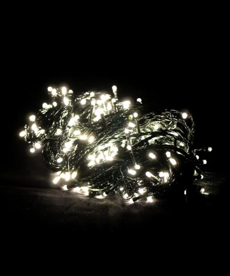 Šiltai baltos spalvos Kalėdinė girlianda, 500 LED