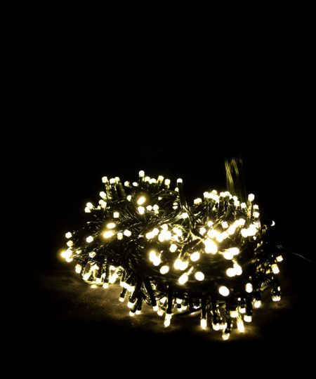 Šiltai baltos spalvos lauko Kalėdinė girlianda FLASH, 500 LED