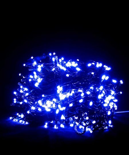 Mėlynos spalvos girlianda, 500 LED