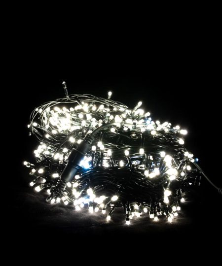 Šiltai baltos spalvos girlianda FLASH, 1000 LED