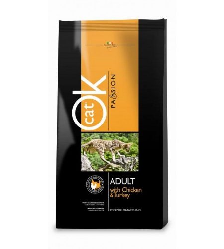 OK PASSION CAT Chicken Rice, Pašaras Katėms