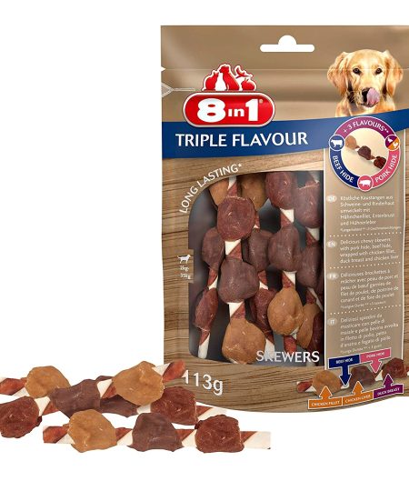 8IN1 Triple Flavour Vištienos Iešmeliai, 133g
