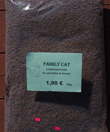 FAMILY CAT, Sterilizuotoms Katėms Su Jautiena Ir Žuvimi
