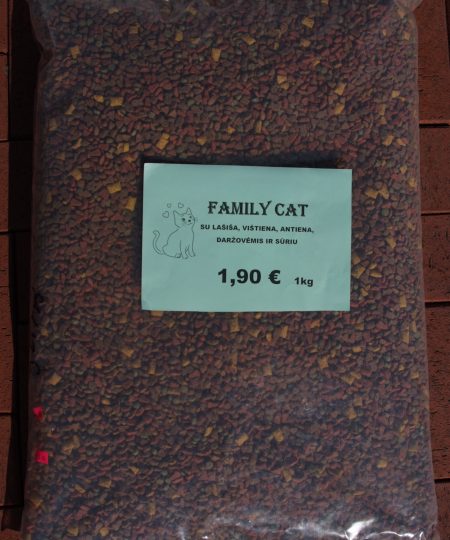 FAMILY CAT, Su Lašiša, Vištiena, Antiena, Daržovėmis Ir Sūriu