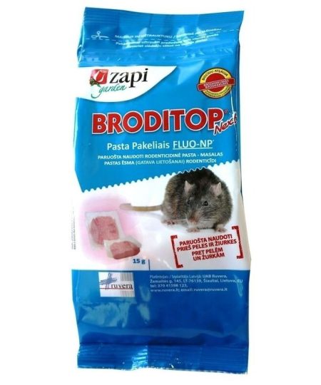 Rodenticidas "Broditop Next" 150 g.