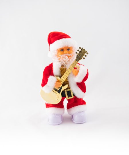 Kalėdinė dekoracija | Kalėdų Senelis su gitara