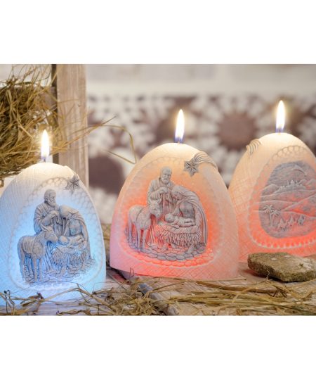 Šviečianti žvakė Christmas Crib
