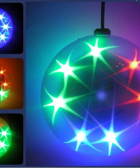 LED 3D šviečiantis kamuolys STAR LIGHT L