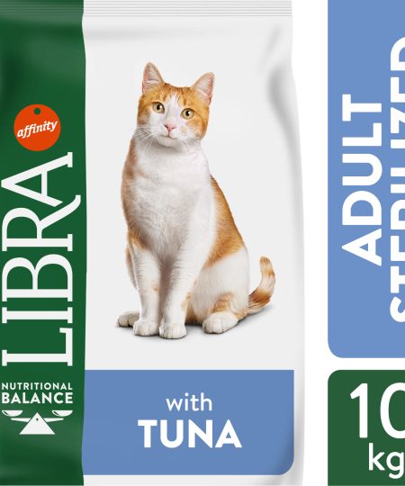 LIBRA CAT STERILIZED, Pašaras Katėms Su Tunu