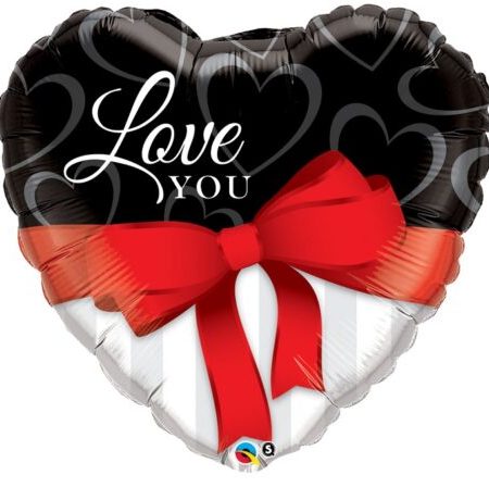 Helio balionas - širdelė Love You 46 cm