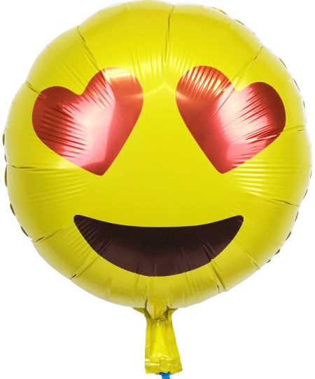 Helio balionas - emoji In Love 45 cm