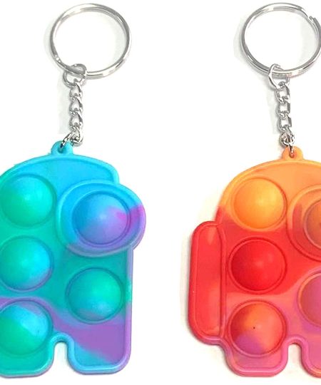 POP IT antistresinis silikoninis žaislas, pakabukas robotas
