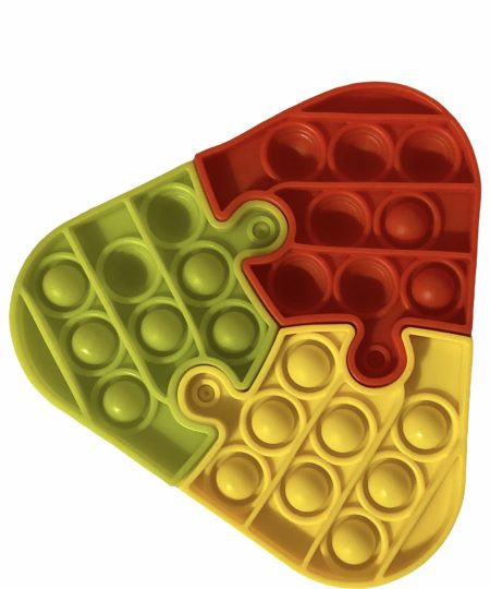 POP IT antistresinis žaislas, 3 dalių trikampiai