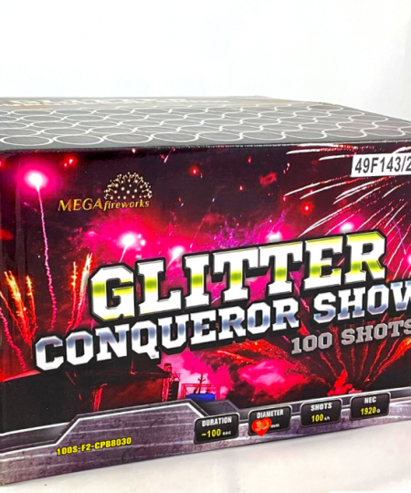 Fejerverkas Glitter Conqueror Show | 100S-F2-CPB8030